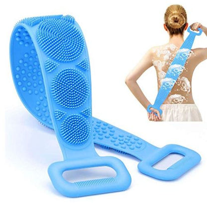 SilkyClean 4-Piece Silicone Bath Brush Set