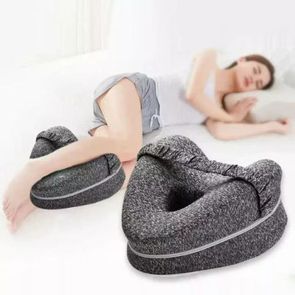 SleepAlign Ergonomic Leg Pillow with Support Strap
