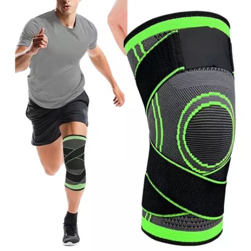 Adjustable knee brace designed to provide comfortable compression and support during everyday activities.