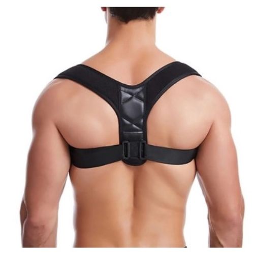 Adjustable shoulder support strap with lightweight construction for all-day comfort.