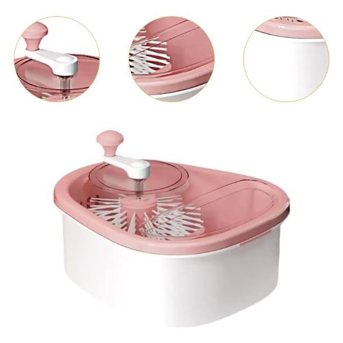 BPA-free produce washer bowl made for safe and convenient fruit and vegetable preparation.