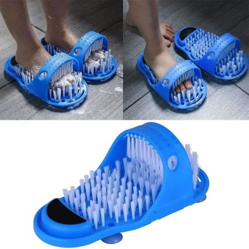 FootClean Scrubber Slippers for Deep Foot Cleaning