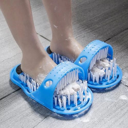 FootClean Scrubber Slippers for Deep Foot Cleaning