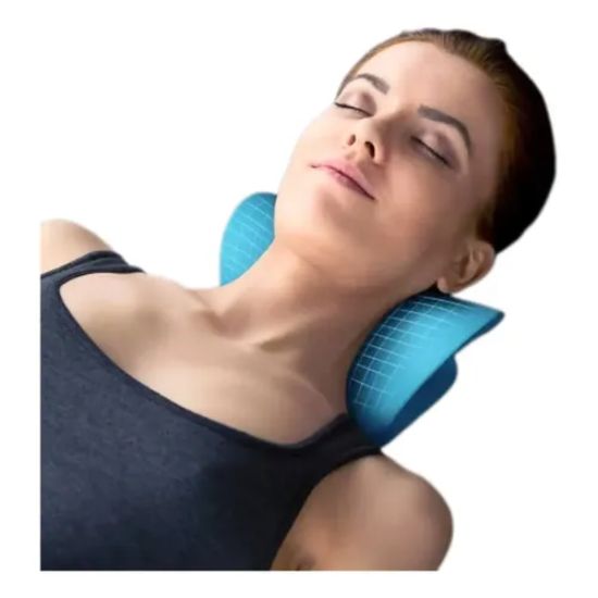 Curved ergonomic neck stretcher designed to support the neck