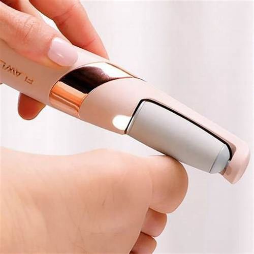 Electric foot callus remover for smoothing rough skin and maintaining a comfortable foot care routine.