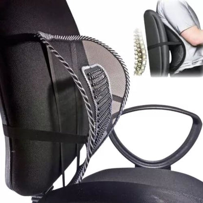 ErgoSupport Breathable Lumbar Back Support for Chair