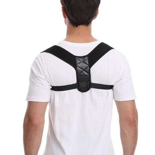 Ergonomic posture support harness with adjustable straps for a personalized fit.