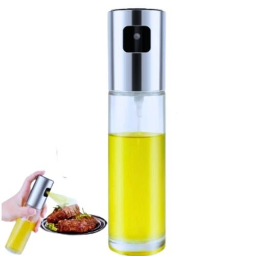 Fine mist cooking oil sprayer for evenly coating pans, air fryers, vegetables, and other ingredients.