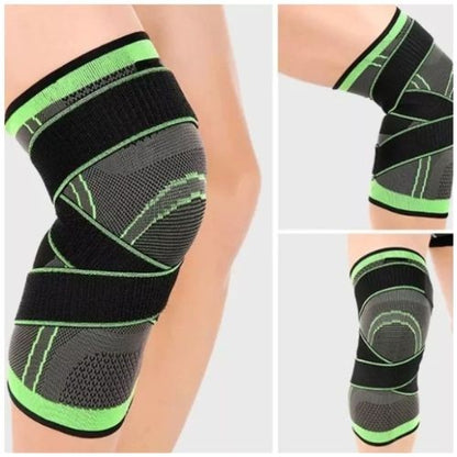 Flexible knee support brace with an adjustable design for comfortable support during walking and exercise.