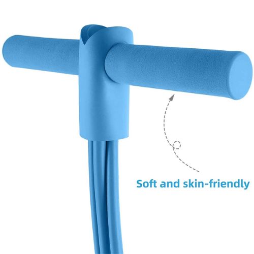 Foot pedal resistance training band designed for stretching, strength training, and everyday fitness.