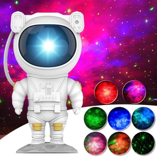 Galaxy projector with remote control for easily adjusting lighting effects and creating different atmospheres.