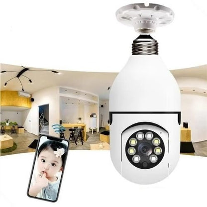 Indoor WiFi surveillance camera for monitoring rooms, entrances, offices, and other indoor spaces.