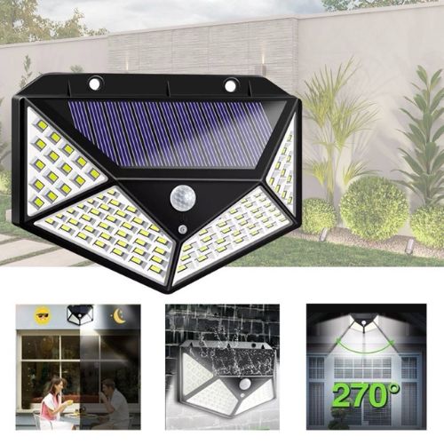 SolarBright Motion Sensor Light 100 LEDs Waterproof