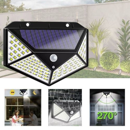 SolarBright Motion Sensor Light 100 LEDs Waterproof