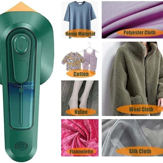 Mini dual voltage travel iron for convenient clothing care
