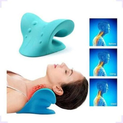 Ergonomic neck support for relaxation during downtime