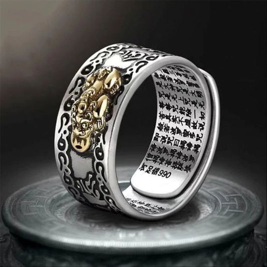 Pixiu Feng Shui prosperity ring