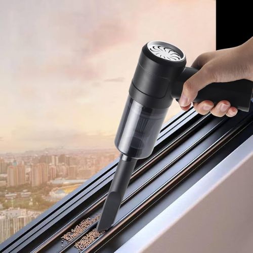 Portable cordless vacuum cleaner with a lightweight design for quick cleaning around the home.
