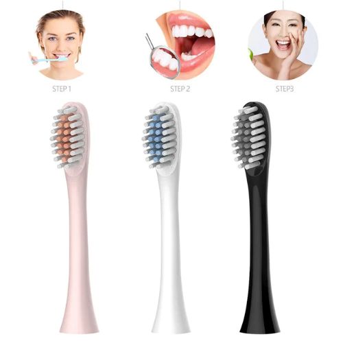 Portable electric toothbrush with a compact design ideal for daily oral care and travel.
