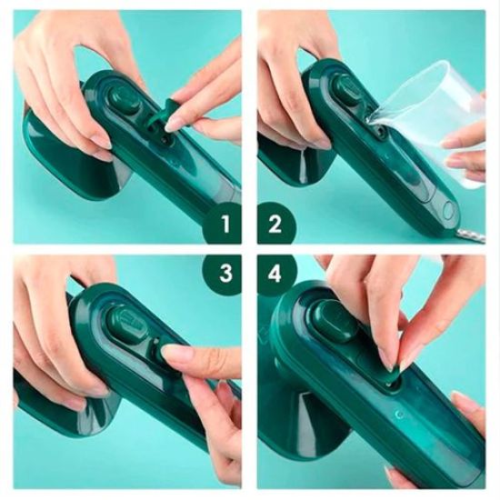 Small portable clothes iron for everyday use and travel