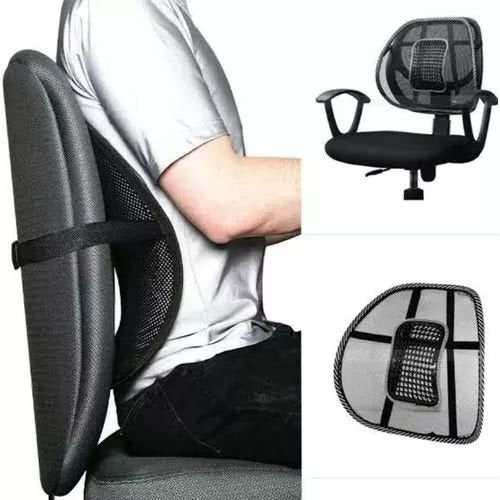 PostureMax ergonomic back support cushion designed for comfortable sitting and improved lumbar support.
