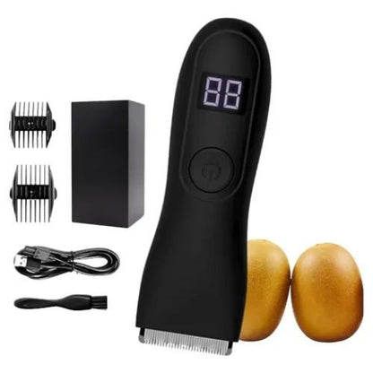 SafeTrim waterproof body groomer designed for convenient and precise personal grooming.