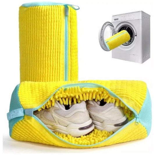 Shoe washing bag for sneakers
