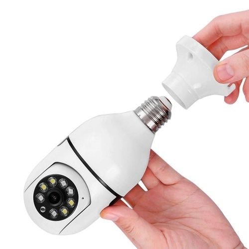 Smart WiFi security camera designed for indoor home monitoring with remote viewing capabilities.