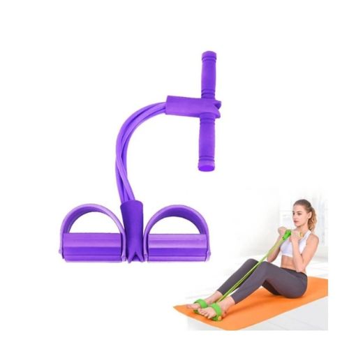 Travel resistance band fitness equipment that is lightweight and easy to take anywhere.