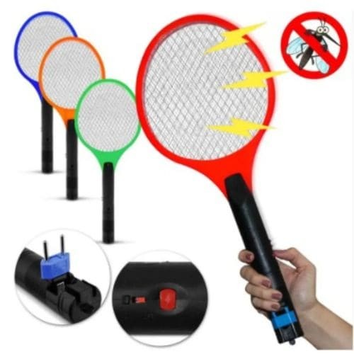 ZapStrike electric mosquito swatter with rechargeable power for convenient insect control at home.
